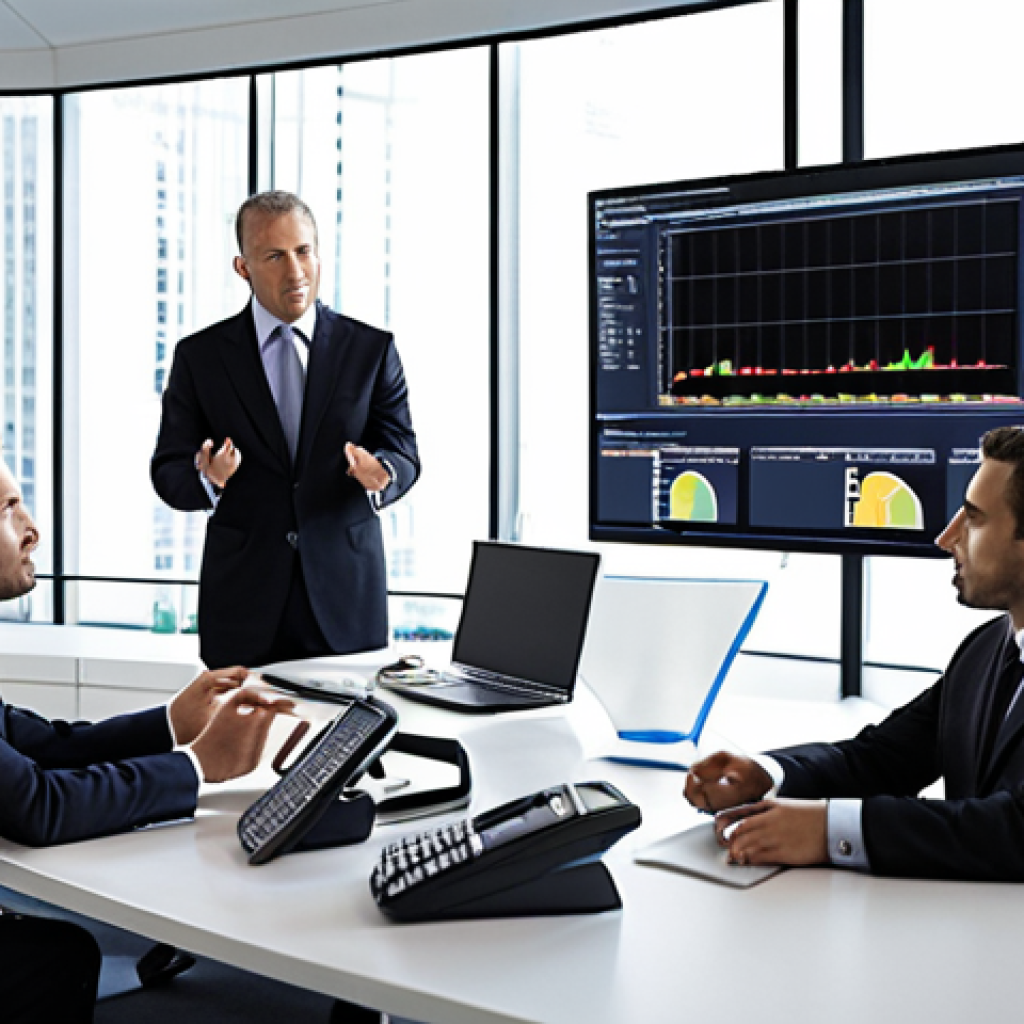 **Image Prompt:** A diverse group of financial professionals collaborating around a table, some looking at a Bloomberg Terminal screen in the background, others discussing with animated gestures. Focus on expressions of intuition and strategic thinking, going beyond pure data analysis. The setting is a modern office with natural light.