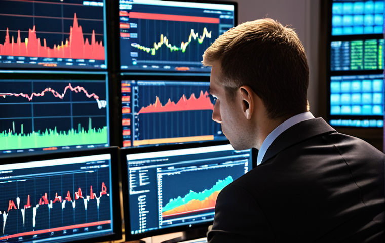 **Image Prompt:** A financial analyst intensely focused, illuminated by multiple computer screens displaying charts, graphs, and real-time market data at 6:30 AM. The background shows a blurred cityscape at dawn. The atmosphere is serious and concentrated, emphasizing the premarket analysis routine.